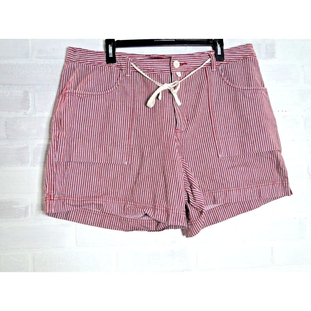 Riveted By‎ LEE Women's Striped Shorts-Size 16 RN 34783